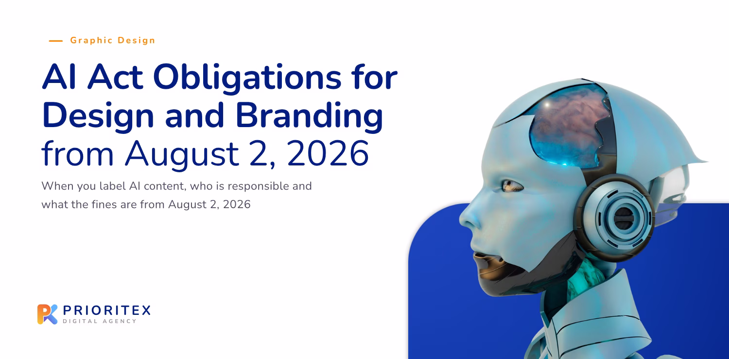 AI Act obligations for design and branding - article header visual on the rules from August 2, 2026
